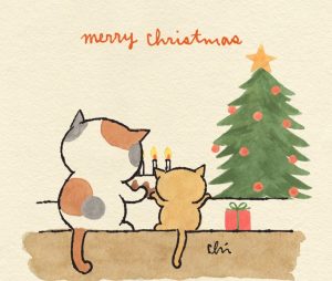 メリークリスマス~(=^･ω･^)ﾉ☆