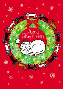 イラストレーターおかべてつろう_みんな大好きメリークリスマス！