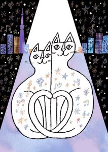 ミニトートとなった作品は 『しあわせにつつまれて。』