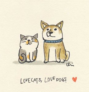 シリーズ “Love cats, Love dogs.”♡